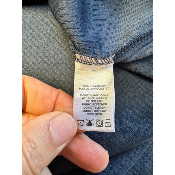 Rivers End Sport Mens DryMatrix 1/4 Zip Pullover Large Moisture Wicking Anti-Mic - Picture 8 of 12